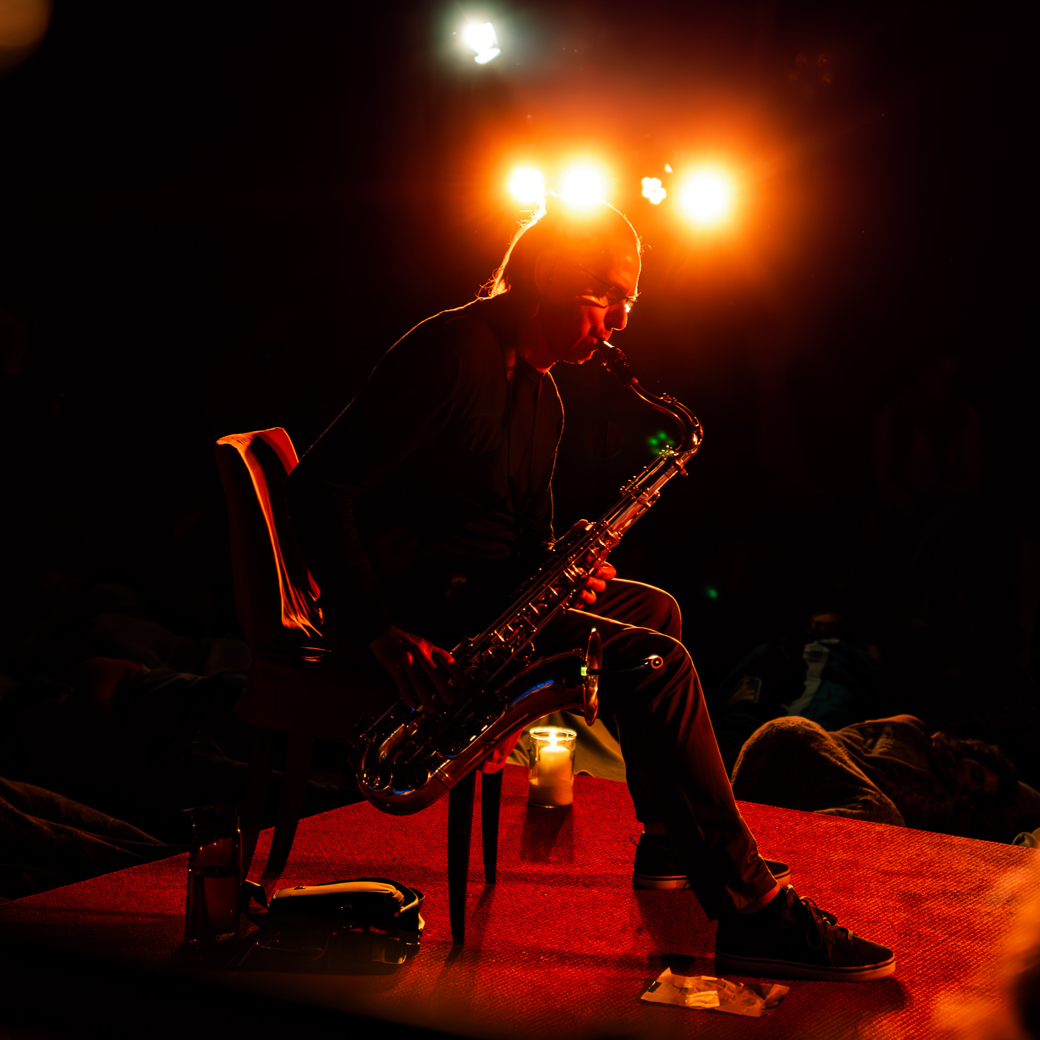 Erwin Vann au saxophone en concert
